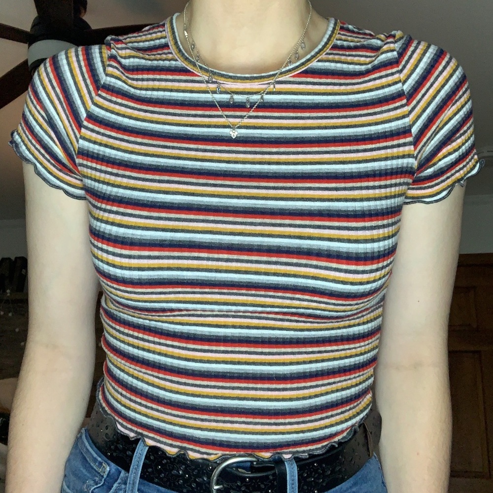Rainbow short sleeve shirt